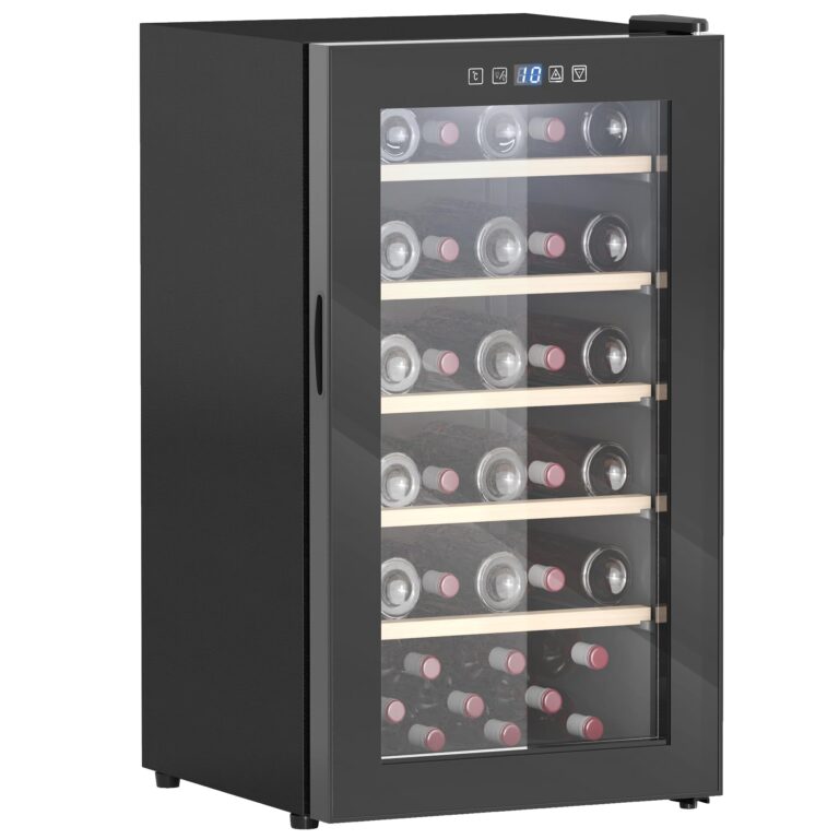 HOMCOM Cantinetta Vino Refrigerata 41 Bottiglie 91L Silenziosa