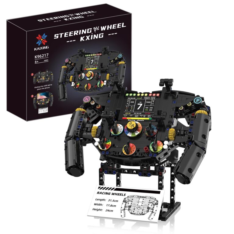 Racing Simulator Set di costruzione del volante, un giocattolo di ingegneria stelo con manopole f...