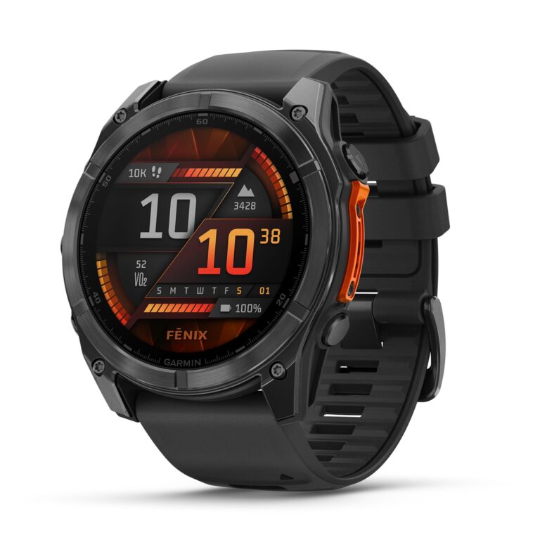 Garmin fēnix 8, 47mm, Display AMOLED 1,4", Touchscreen, Speaker e Microfono, Comandi Vocali, GPS Multi-band, Torcia, Mapp...