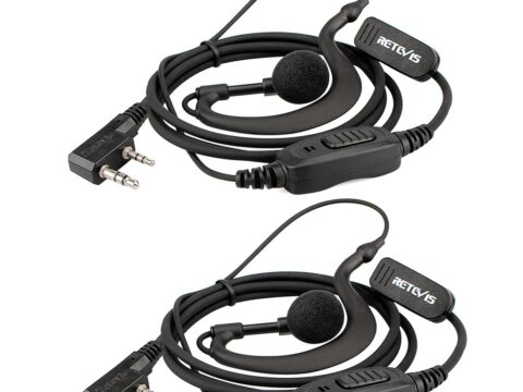 Retevis auricolare a G 2 pin per Baofeng UV5R e radio compatibili