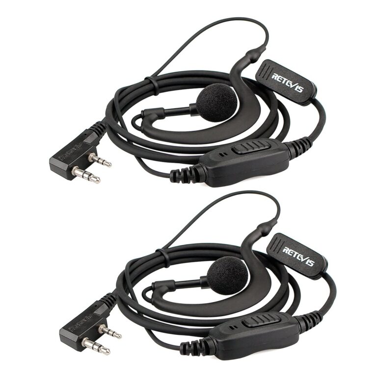 Retevis auricolare a G 2 pin per Baofeng UV5R e radio compatibili