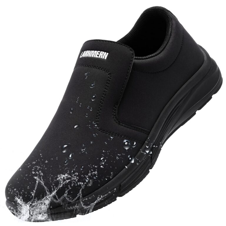LARNMERN Scarpe da Cucina Antiscivolo Impermeabili SRC