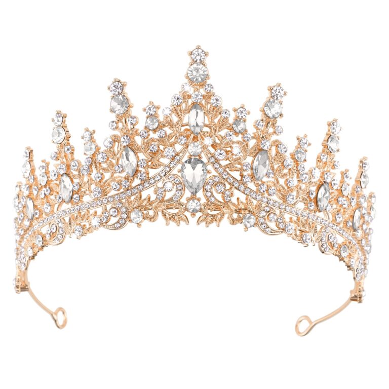 DRESHOW corona di compleanno tiara di cristallo strass per donna