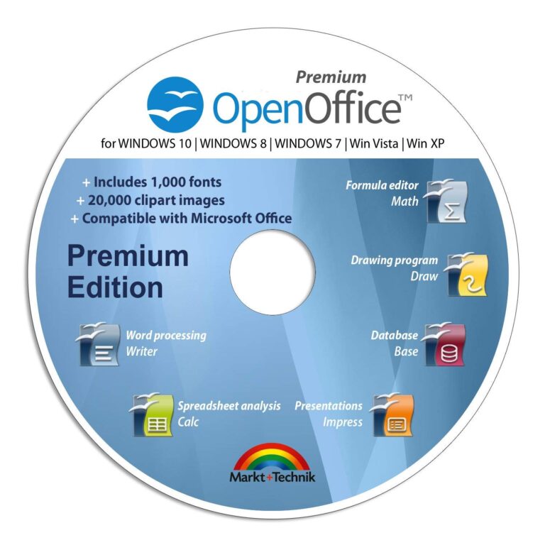 OpenOffice Premium Edition – Suite ufficio per Windows con 1000 font