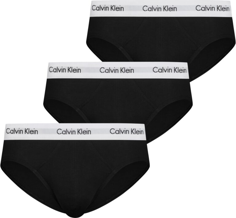 Calvin Klein Boxer Uomo in Cotone Stretch 3 Pack, Nero Bianco Grigio