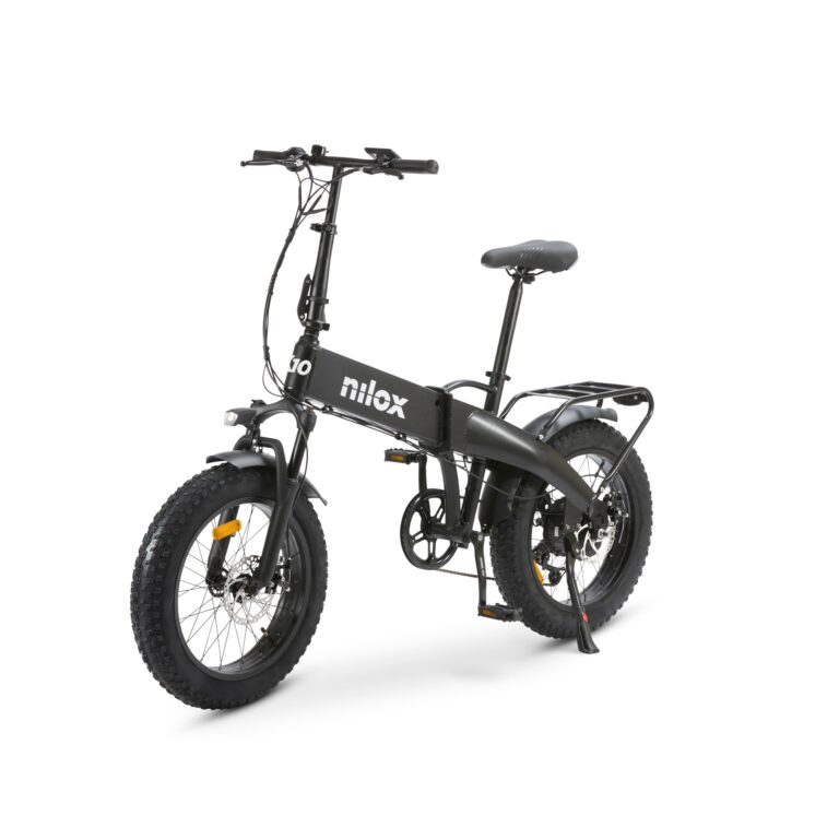 Nilox, Ebike X10 Ultra, Bici Elettrica Pieghevole, Fino a 90 km di Autonomia, Fino a 25 Km/h, Motore da 48 V/250 W e Batte...