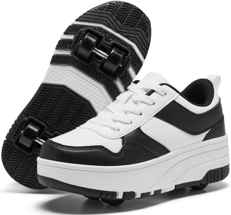 ANEFUN Scarpe da pattinaggio a rotelle per bambini, ragazze e ragazzi, con ruote staccabili, alla...