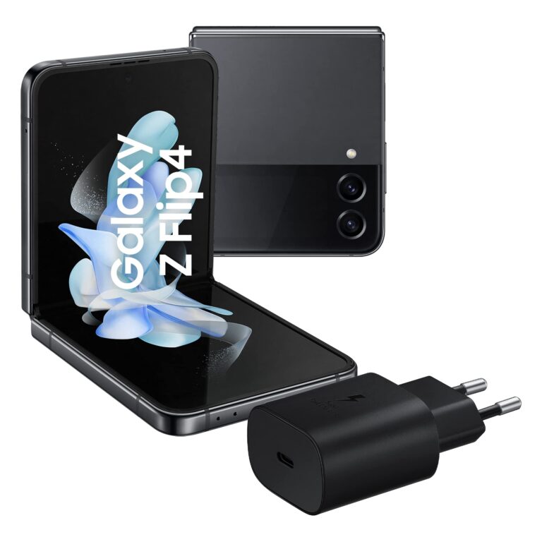 SAMSUNG Galaxy Z Flip4 Smartphone 5G, Caricatore incluso, Sim Free Android Telefono Pieghevole 256GB, Display Display Dyna...