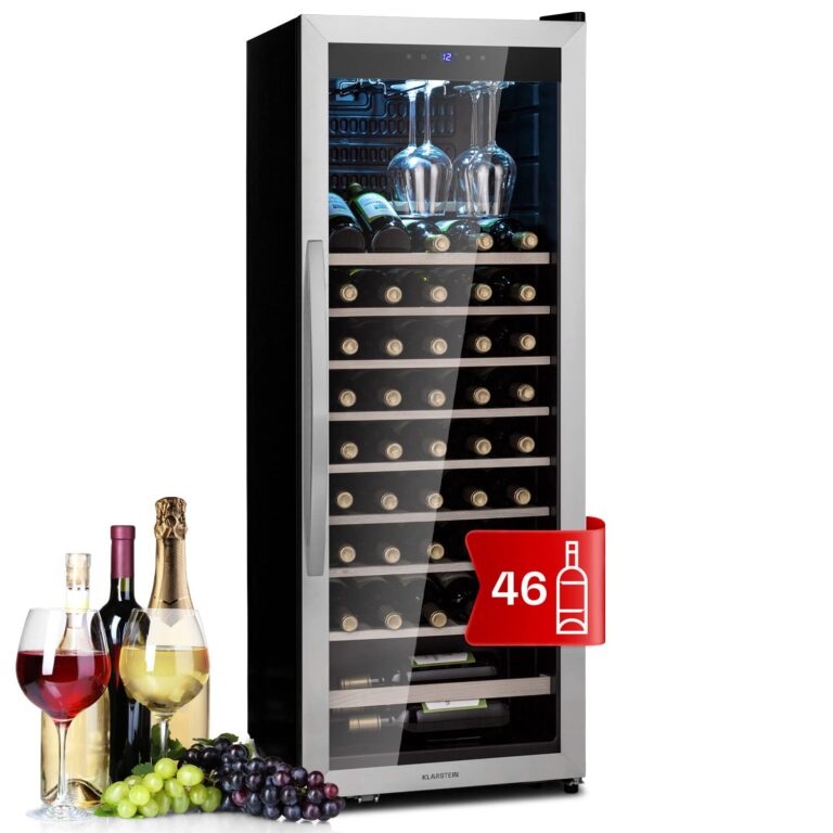 Klarstein Cantinetta Vino Refrigerata con Vetrina per Interno ed Esterno