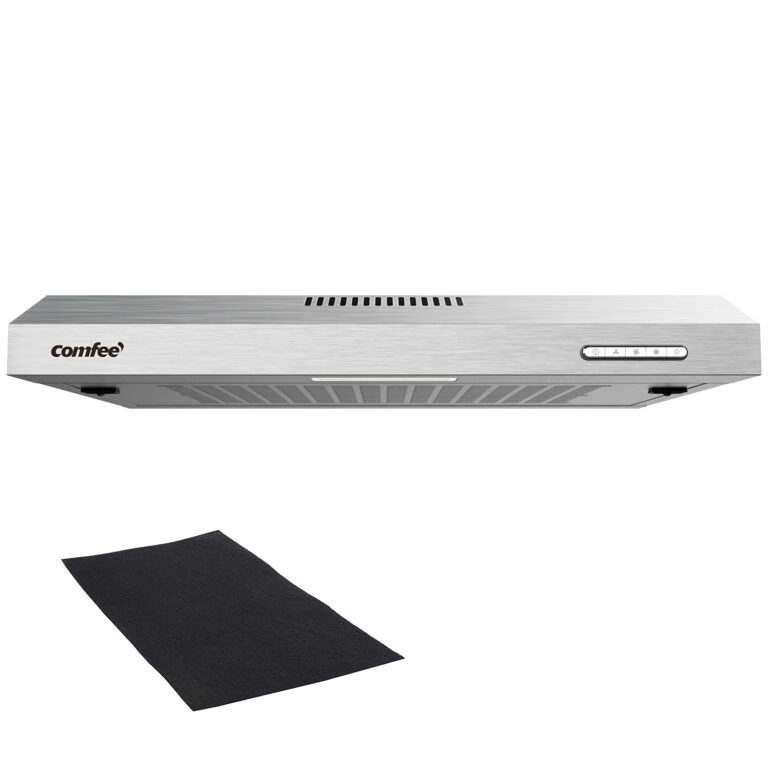 COMFEE' Cappa Sottopensile 60 cm SLIF17SS con LED – Argento