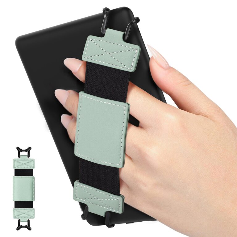 MoKo Cinturino Universale per 6" - 8" E-Reader, Fascia Regolabile da Mano Supporto Leggero con Fascetta Elastica Impugnatu...