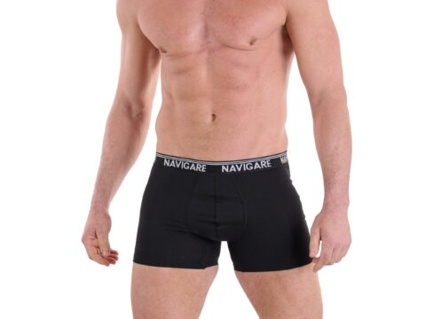 Navigare Boxer Uomo in cotone elasticizzato, pacco da 6