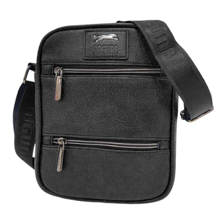 JAGUAR Borsa Tracolla Uomo Firmata in Ecopelle e Colori Eleganti, Borsa a Tracolla Regolabile Bor...