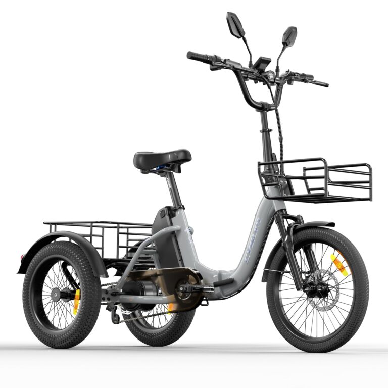 AG1 Pro triciclo elettrico per adulti con batteria 48V e 150km di autonomia, bici elettrica piegh...