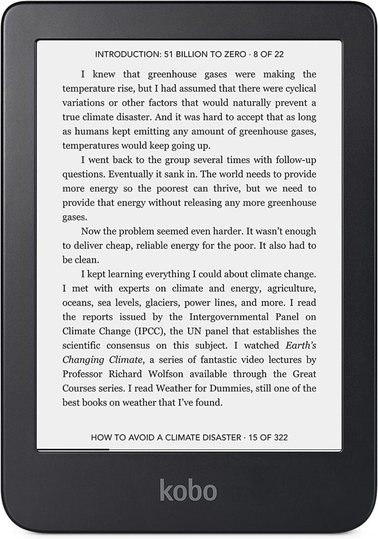 Kobo Clara 2E | eReader | Touchscreen antiriflesso 6" HD | Riduzione luce blu ComfortLight PRO | Luminosità regolabile | W...