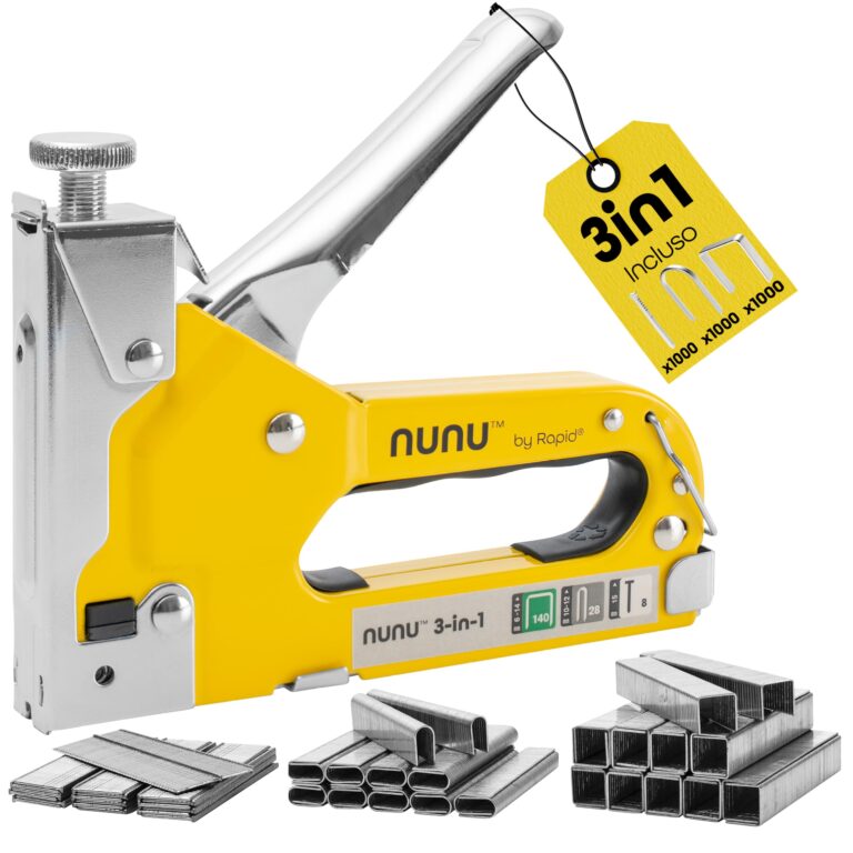 Rapid NUNU Pistola Sparapunti 3 in 1 con Potenza Regolabile ed Ergonomia