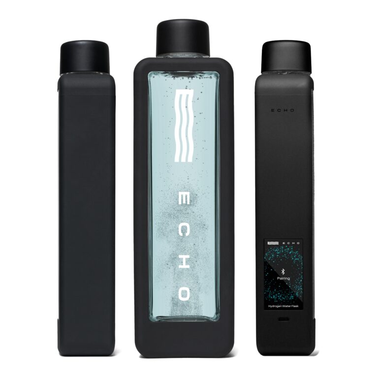 Echo Flask - Borraccia per idrogeno, soluzione di idratazione attiva con monitoraggio dell'assunzione d'acqua e touch scre...