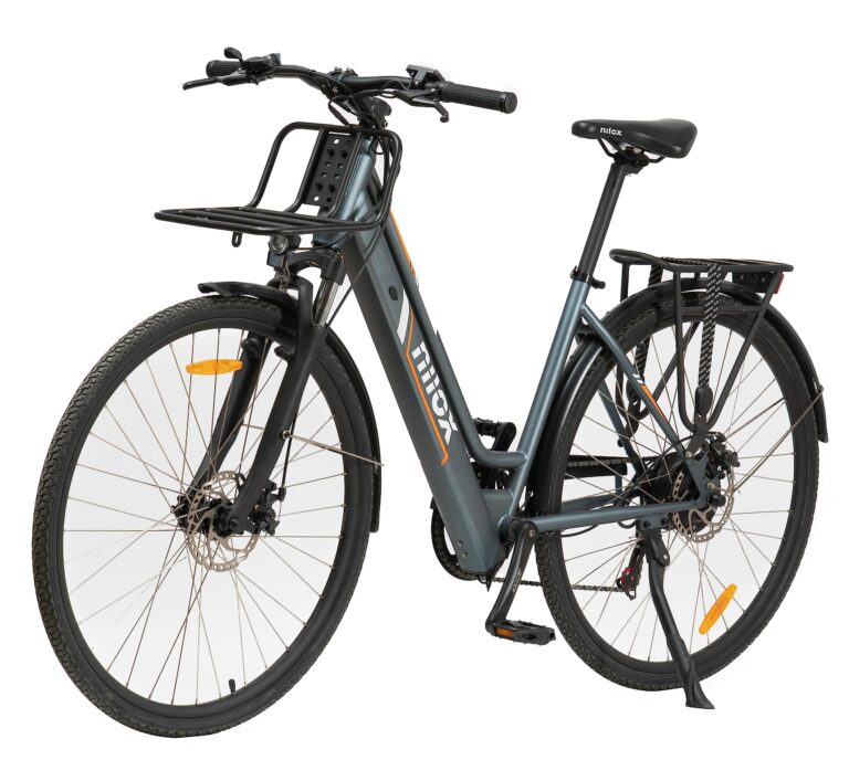 Nilox, Ebike Cargo Mid, Bici Elettrica Fino a 15 kg Anteriori e 50 kg Posteriori, Autonomia fino a 60 km, Motore BAFANG M4...