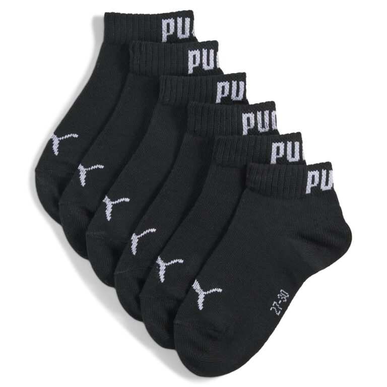 Puma Quarter 3 Pack Calzini Unisex Bambini e Ragazzi