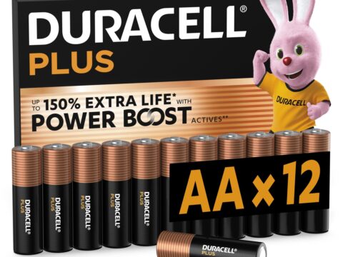 Duracell Plus AA Alcaline 1,5V – Confezione da 12