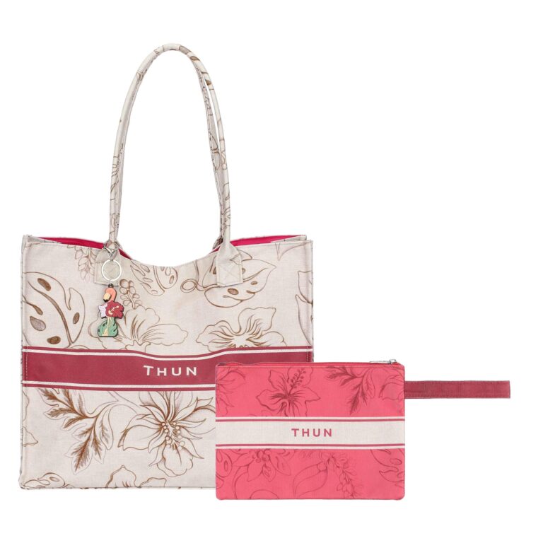THUN - Borsa mare Eleganza Esotica con pochette e charm