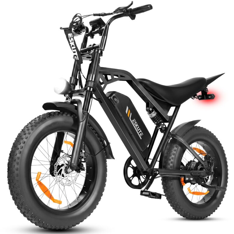 ESKUTE V202 Bicicletta Elettrica per Adulti, Fat Bike Elettrica 20X4.0 con Batteria Rimovibile 48V 20.8Ah, E-Bike All Terr...