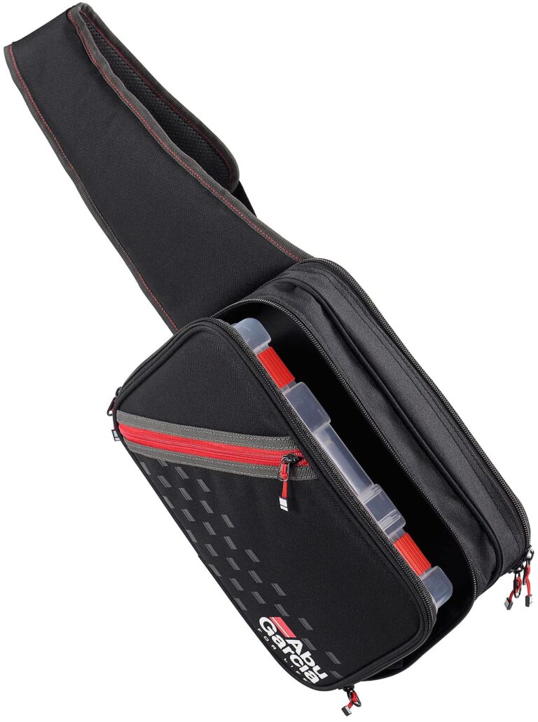 Abu Garcia Sling Bag Borse, Nero, Grigio, Rosso