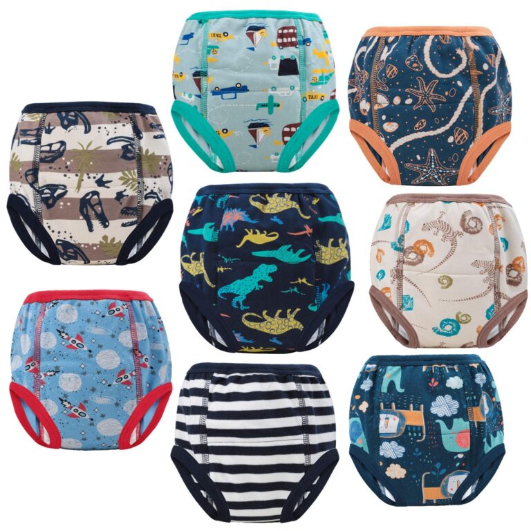 FLYISH DIRECT Mutandine Trainer Bambino in Cotone Assorbente