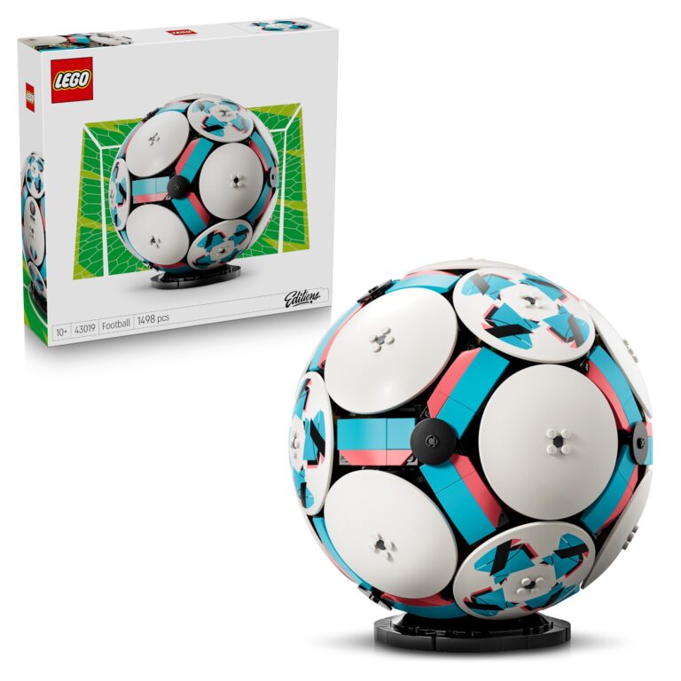 LEGO Editions Football Toy - 3D Display Model Kit w/Interactive Miniature Stadium - Birthday Gift for 10+ Year Old Boys, G...