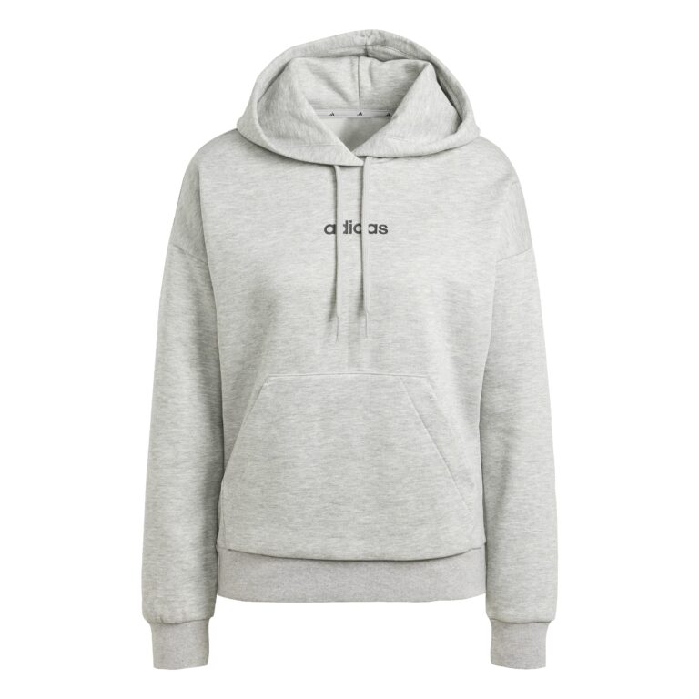 Adidas Felpa Donna Essentials Linear con Cappuccio in Fleece