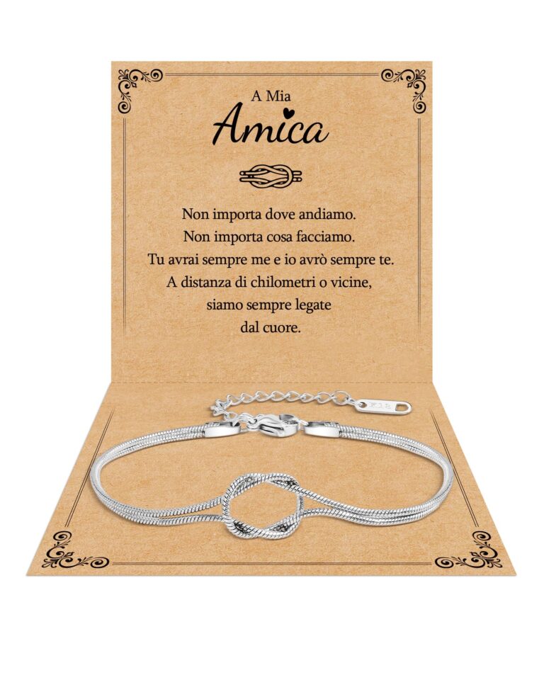 Cheerslife Bracciale Amicizia regalo per amica, sorella, mamma o figlia