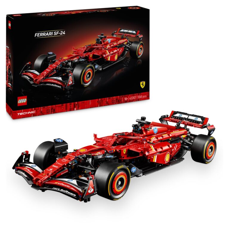 LEGO Technic Monoposto F1 Ferrari SF-24 - Modello di Auto Formula 1 da Collezione in Scala 1:8 con Motore V6, Cambio, Ster...