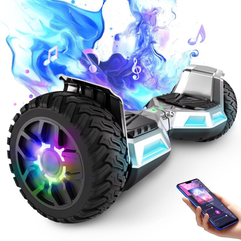 8.5 Inch Off Road Hoverboard with LED Lights, Self Balancing Off-Road Hoverboard with Bluetooth for Kids