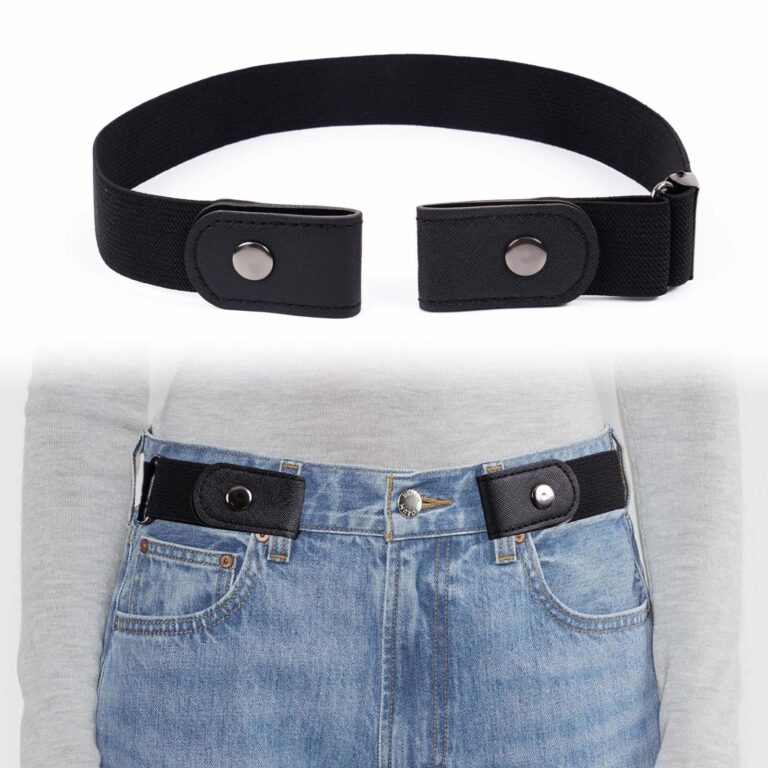 Cintura invisibile elastica senza fibbia per jeans uomo e donna