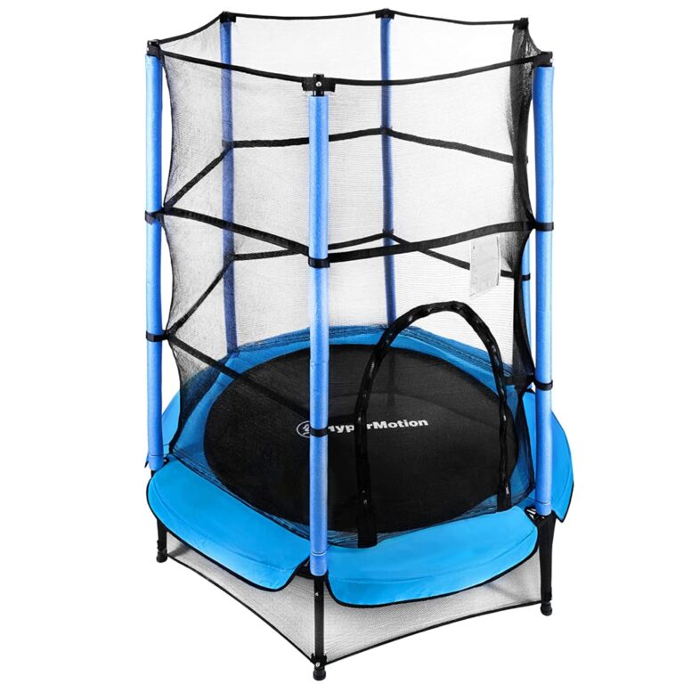 HyperMotion Trampolino per bambini di età minima 3 anni e adolescenti, per saltare, fare sport, p...