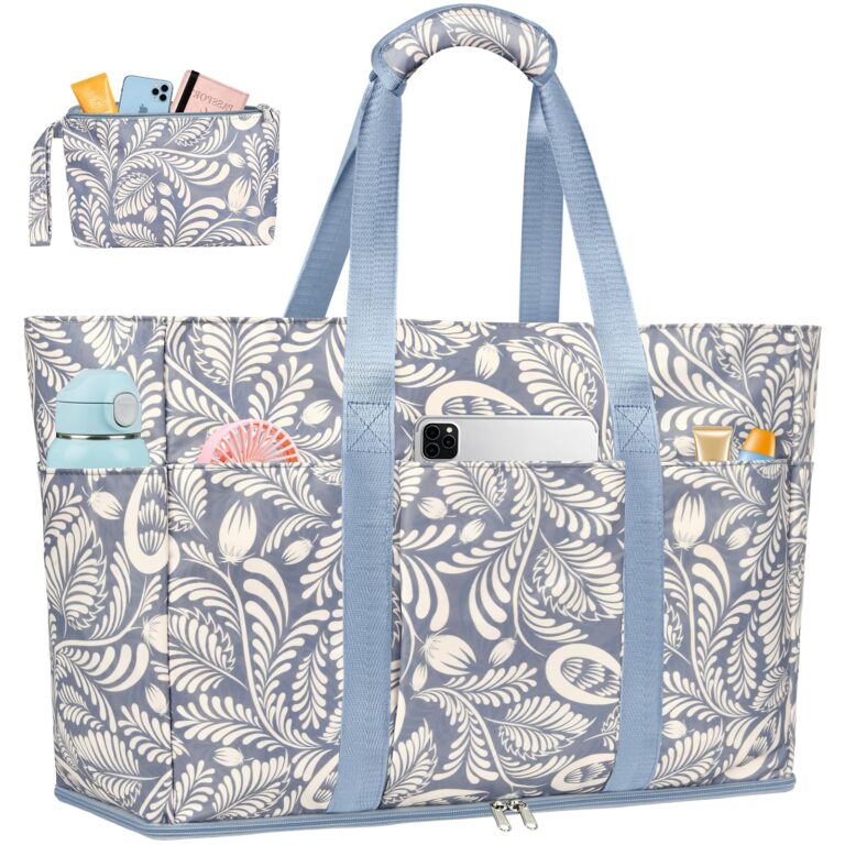 LUROON Borsa Mare Donna XXL Impermeabile Pieghevole con Zip