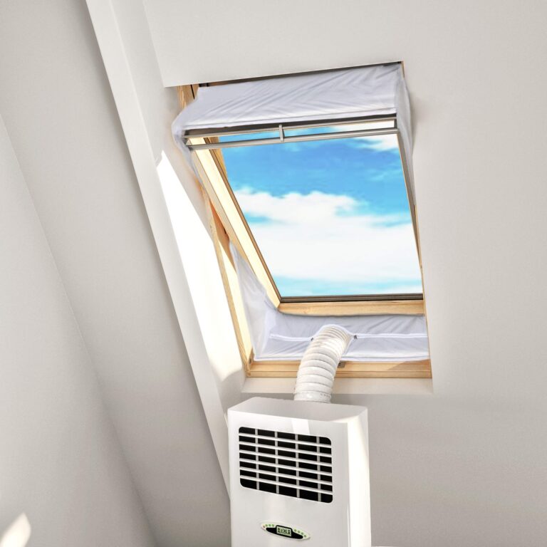 HOOMEE Kit Condizionatore Finestra - Installazione di Condizionatori Portatili per Finestre a Bil...