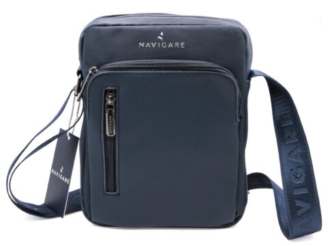 Navigare Borsello Uomo Tracolla in Ecopelle con Zip