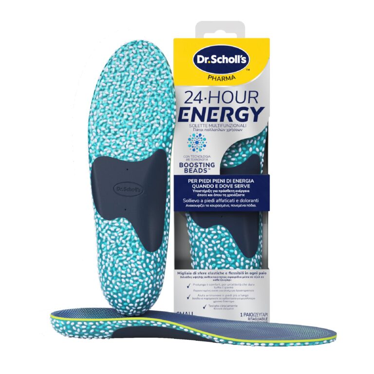 Dr. Scholl's 24-Hour Energy – solette in memory foam con Boosting Beads