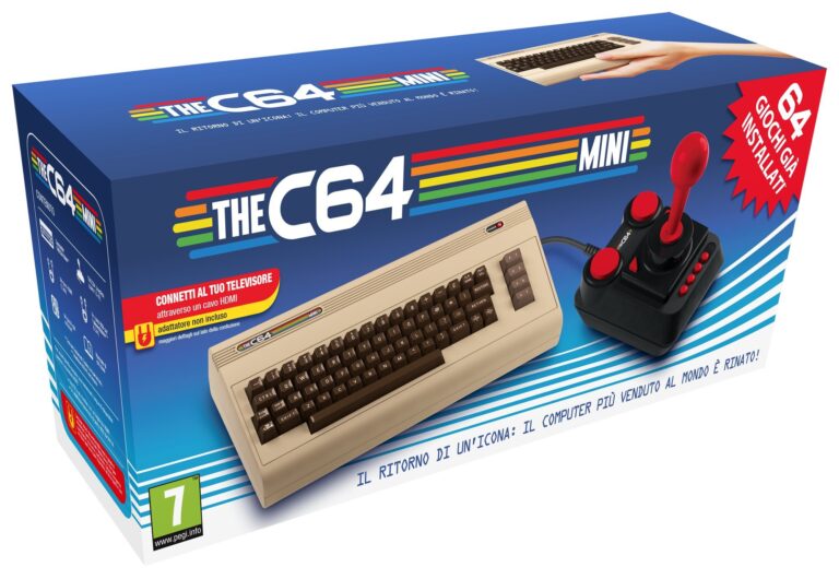 THE C64 Mini con joystick microswitched