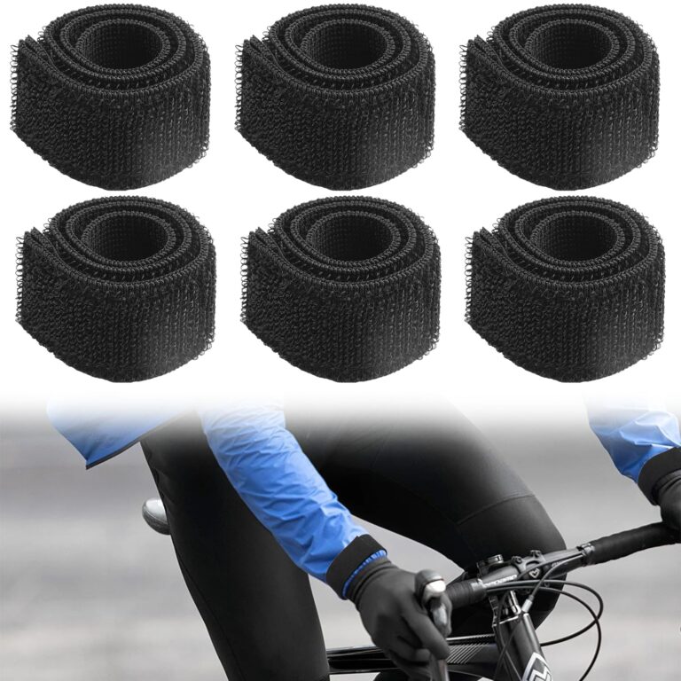 Cinghie Elastiche Antiscivolo per Pantaloni Bici - 6 Pezzi