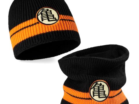 Dragon Ball Z Set Berretto e Scaldacollo Invernale Uomo