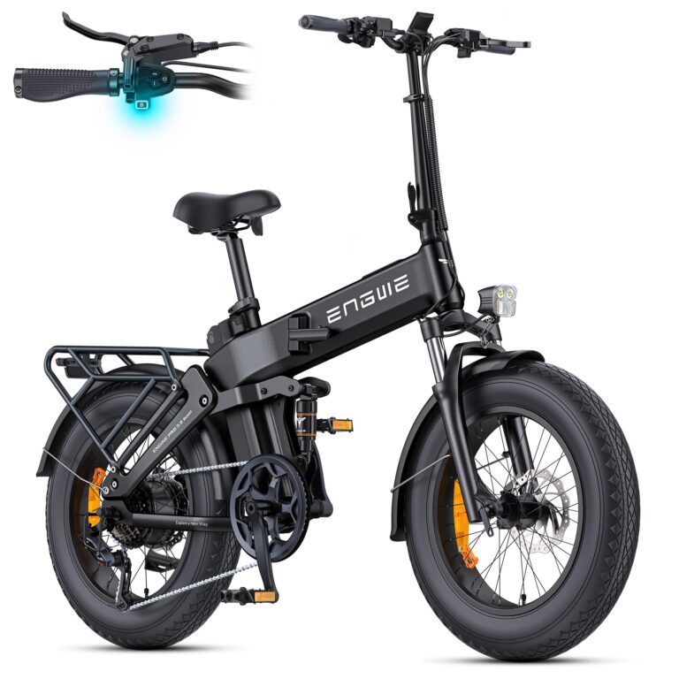 ENGWE Bicicletta Elettrica Pieghevole, Batteria 48V 15Ah Fino A 130 km, Sensore Di Coppia E Desig...
