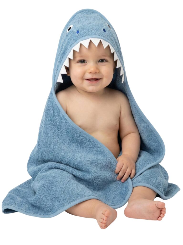 o-day Accappatoio Neonato a Triangolo Cotone 100% con Cappuccio Animale