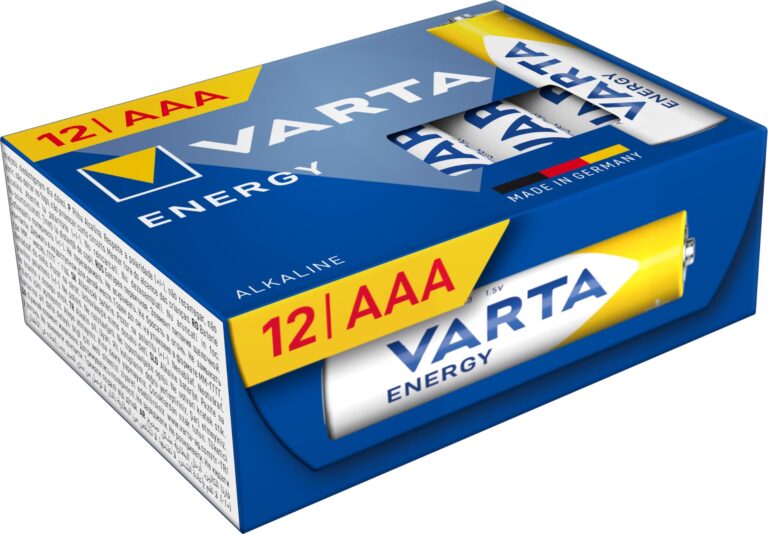 VARTA Energy AAA pile alcaline 1,5V confezione da 12
