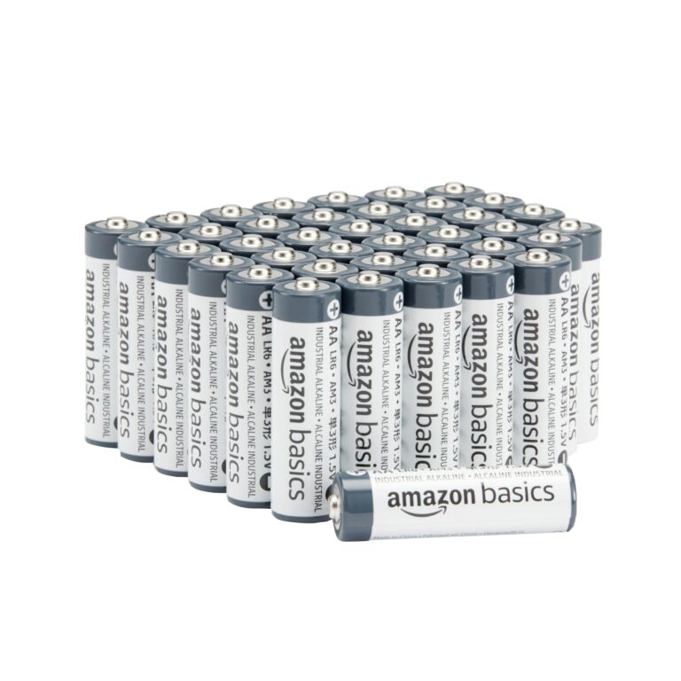 Amazon Basics AA Alcaline Industriali 1,5V – Confezione da 40