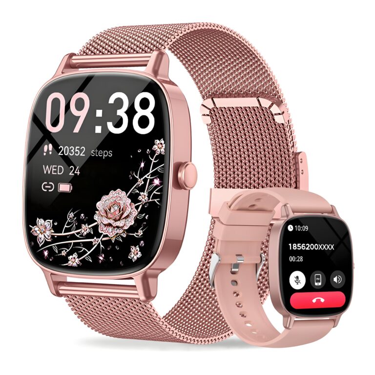 coioc Smartwatch Donna con 2 cinturini e chiamate HD 1.85"