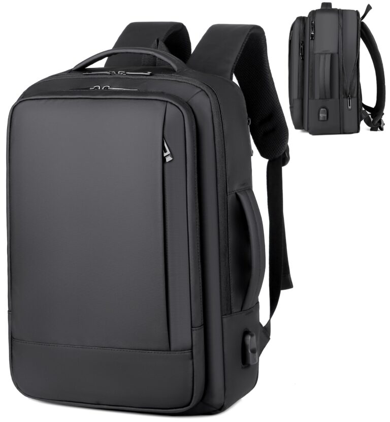 Mixroom - Zaino da Viaggio Porta PC Estendibile Per Uomo Valigia Bagaglio a mano Custodia Notebook fino ai 15.6 pollici Co...