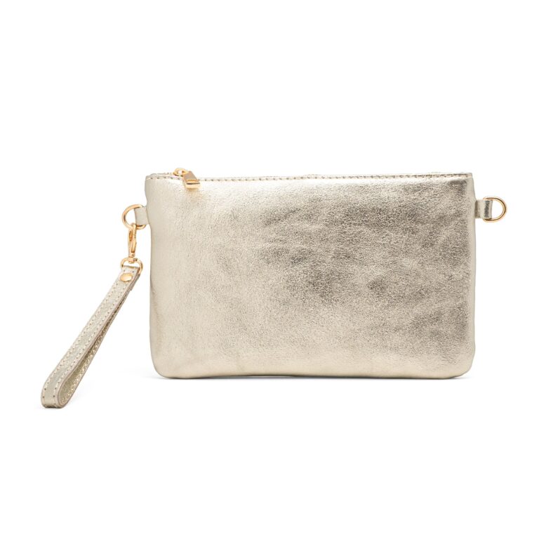 Pochette Donna in Pelle Morbida con Tracolla Modello Mya