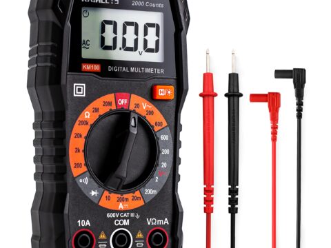 KAIWEETS Multimetro Digitale TRMS Mini Tester Portatile 2000 Conta